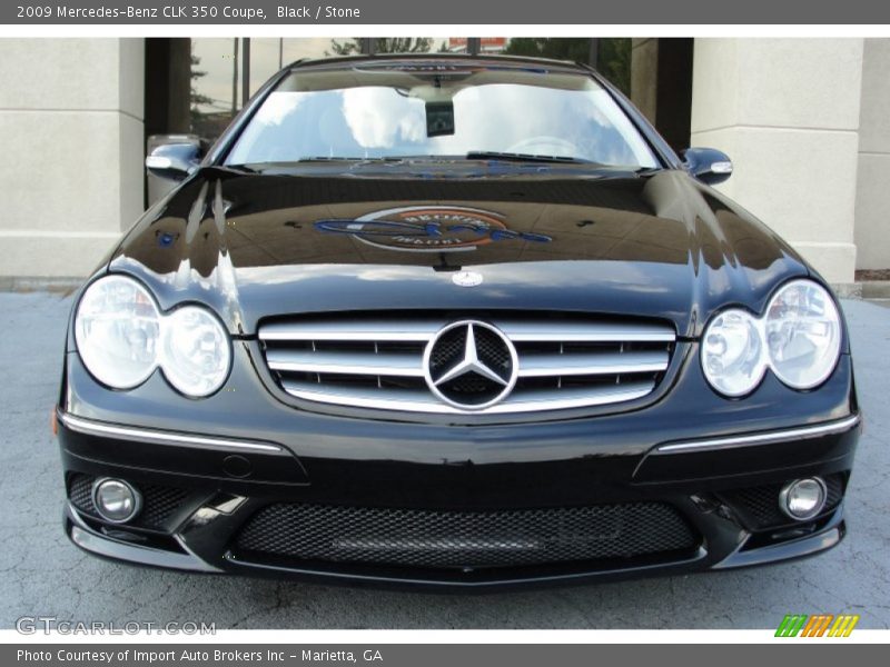 Black / Stone 2009 Mercedes-Benz CLK 350 Coupe