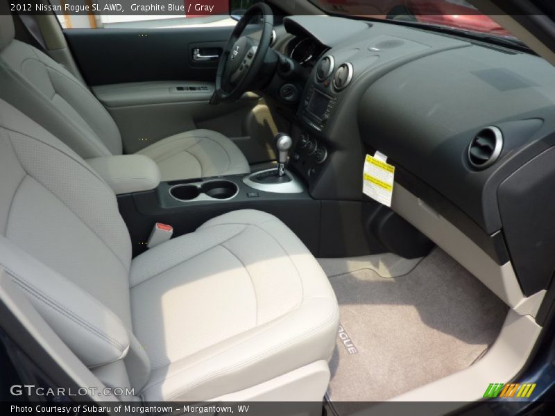 Graphite Blue / Gray 2012 Nissan Rogue SL AWD