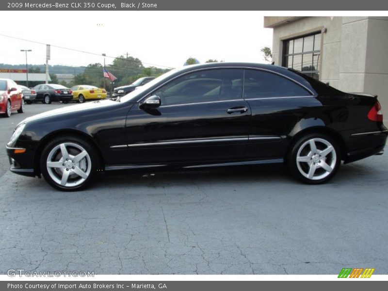 Black / Stone 2009 Mercedes-Benz CLK 350 Coupe