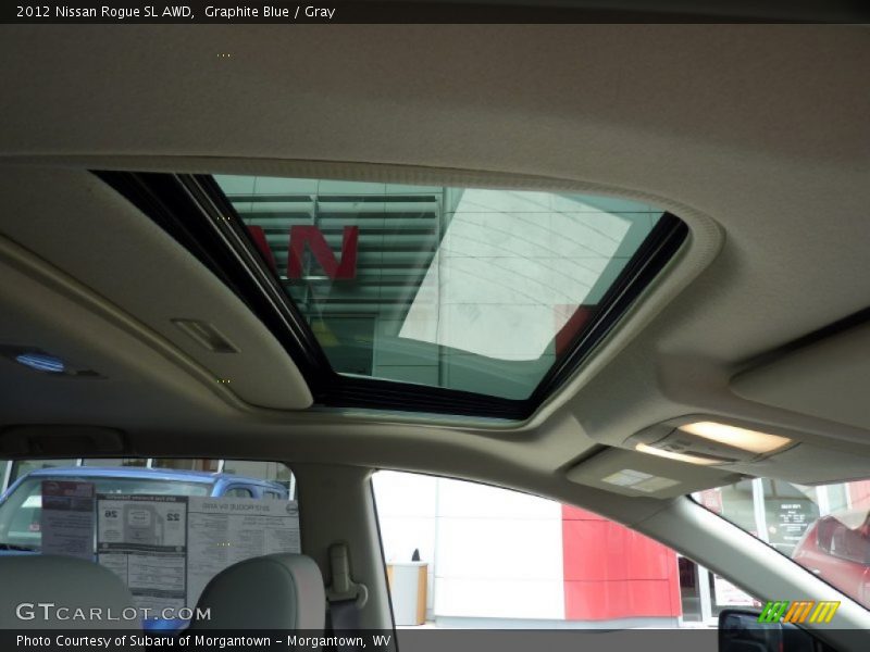 Graphite Blue / Gray 2012 Nissan Rogue SL AWD