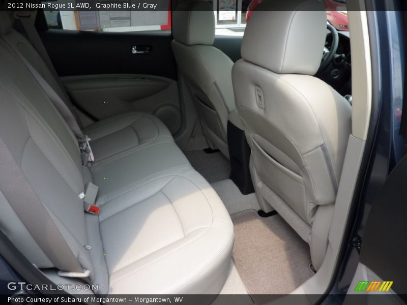 Graphite Blue / Gray 2012 Nissan Rogue SL AWD