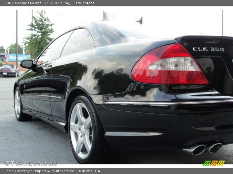Black / Stone 2009 Mercedes-Benz CLK 350 Coupe