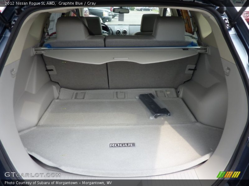Graphite Blue / Gray 2012 Nissan Rogue SL AWD