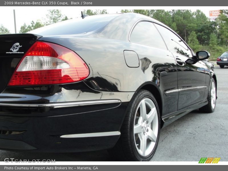 Black / Stone 2009 Mercedes-Benz CLK 350 Coupe
