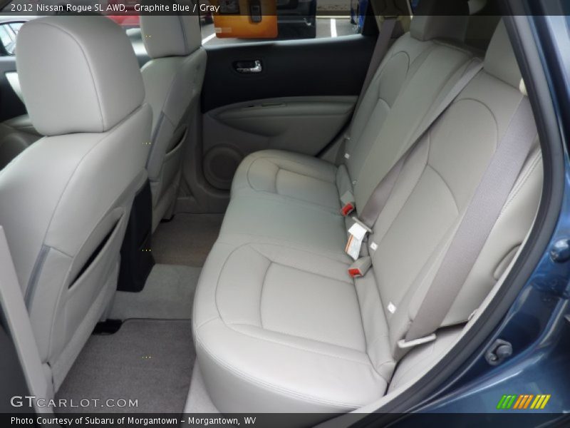 Graphite Blue / Gray 2012 Nissan Rogue SL AWD