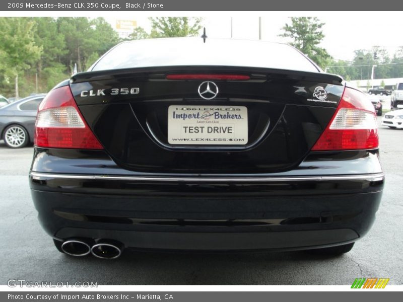 Black / Stone 2009 Mercedes-Benz CLK 350 Coupe