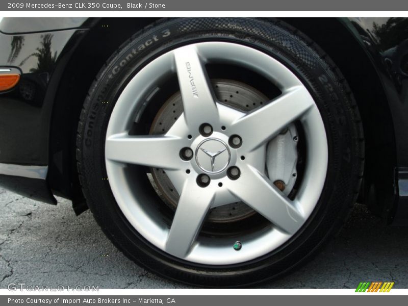Black / Stone 2009 Mercedes-Benz CLK 350 Coupe