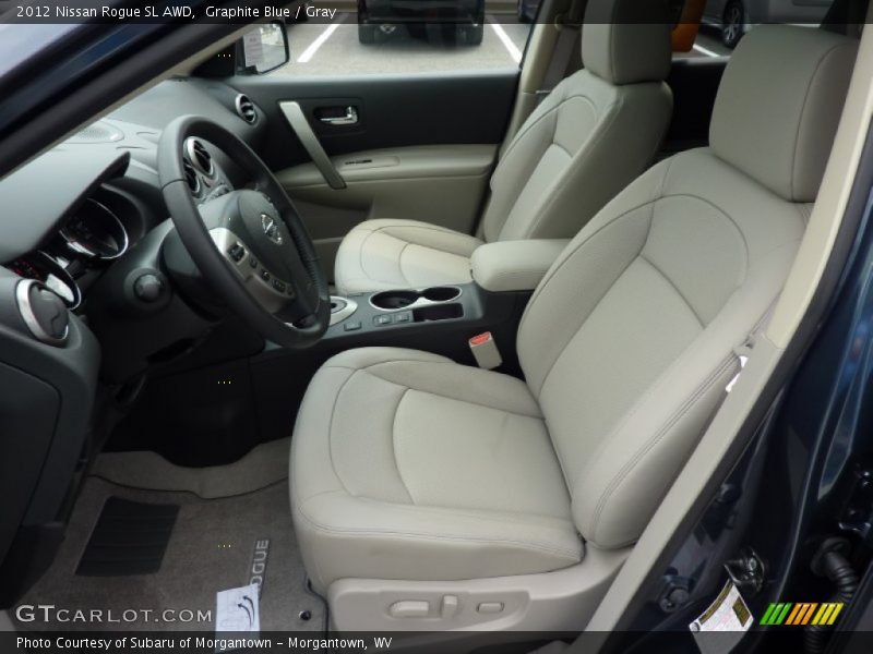 Graphite Blue / Gray 2012 Nissan Rogue SL AWD