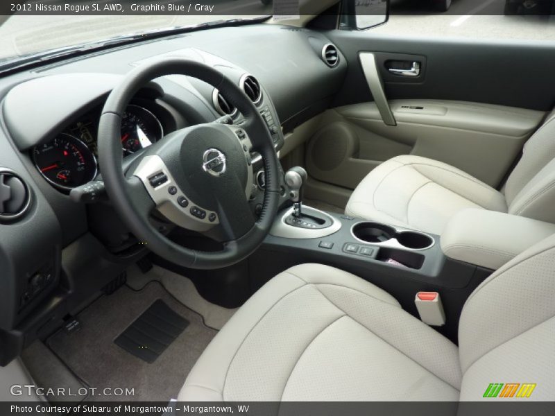 Graphite Blue / Gray 2012 Nissan Rogue SL AWD
