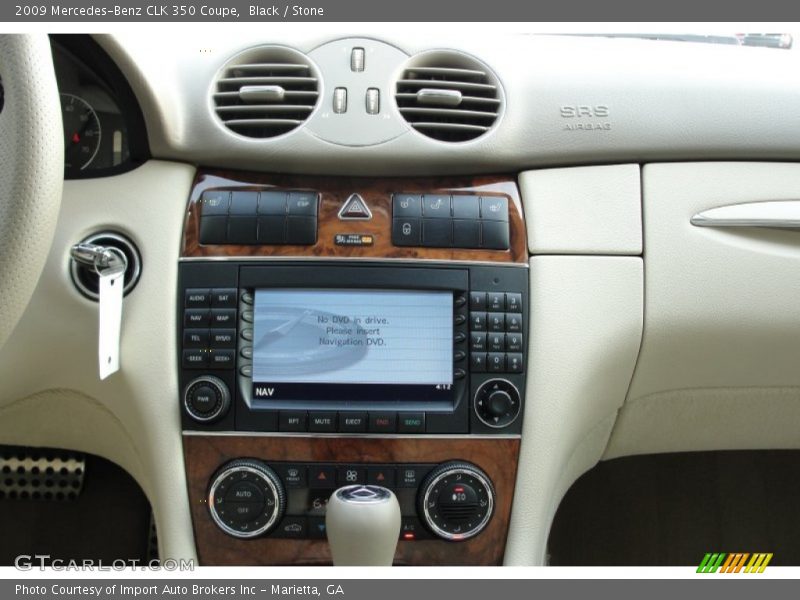 Black / Stone 2009 Mercedes-Benz CLK 350 Coupe