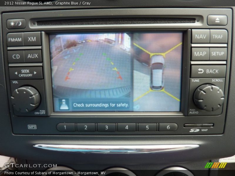 Graphite Blue / Gray 2012 Nissan Rogue SL AWD
