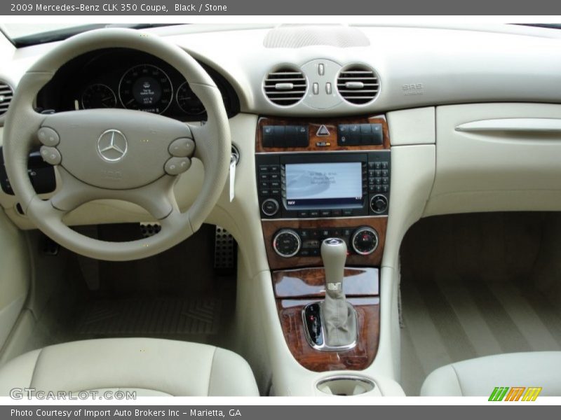 Black / Stone 2009 Mercedes-Benz CLK 350 Coupe