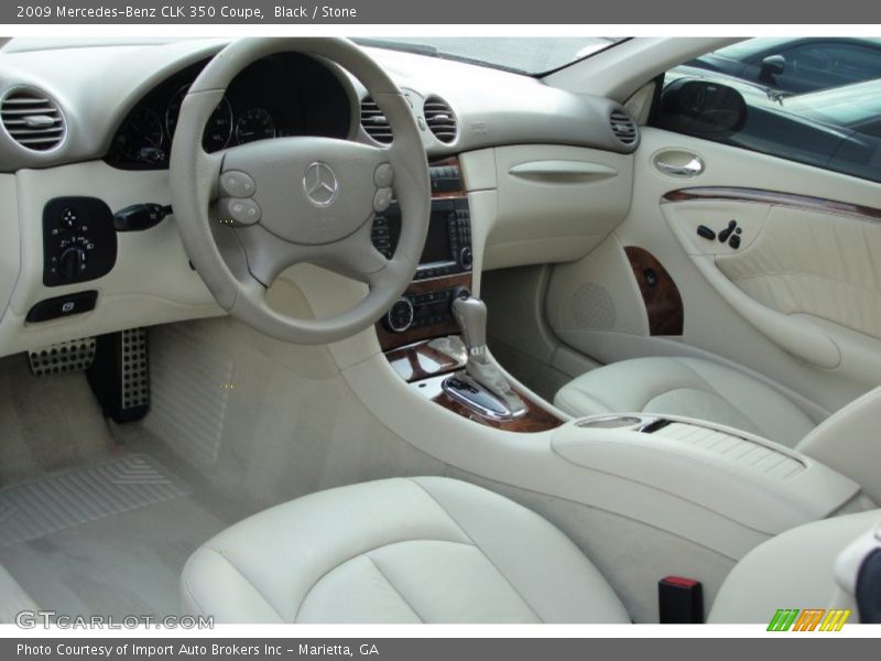Black / Stone 2009 Mercedes-Benz CLK 350 Coupe