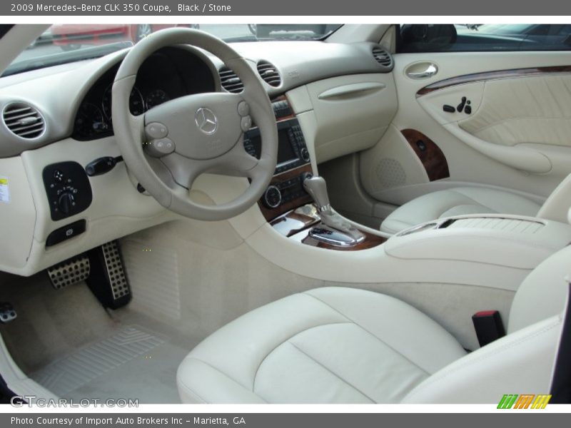 Black / Stone 2009 Mercedes-Benz CLK 350 Coupe