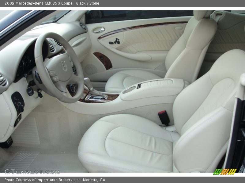 Black / Stone 2009 Mercedes-Benz CLK 350 Coupe