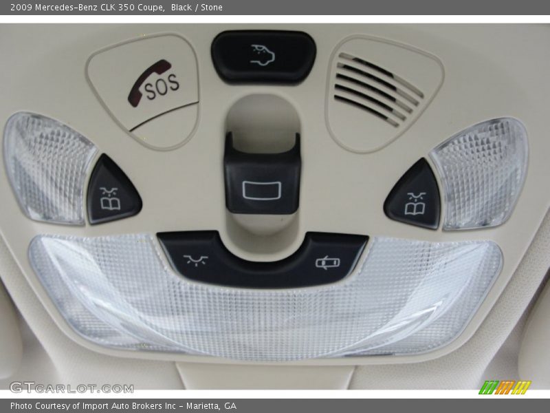 Black / Stone 2009 Mercedes-Benz CLK 350 Coupe
