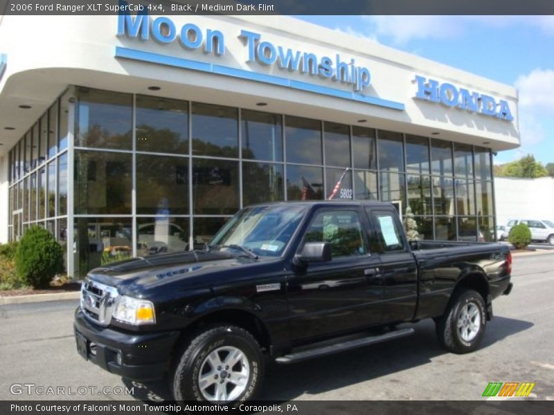 Black / Medium Dark Flint 2006 Ford Ranger XLT SuperCab 4x4