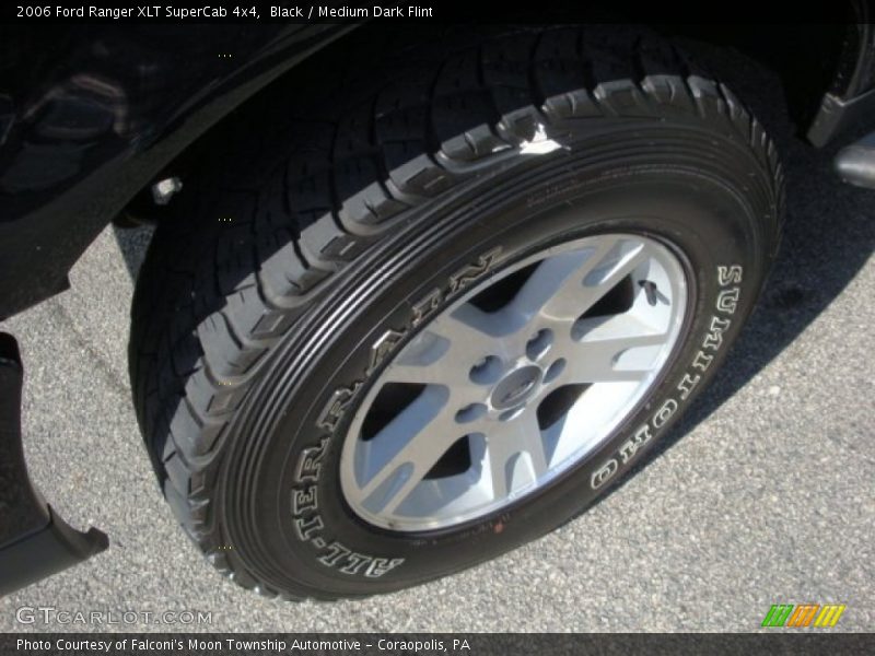 Black / Medium Dark Flint 2006 Ford Ranger XLT SuperCab 4x4