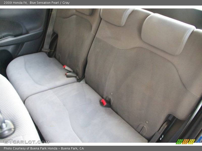 Blue Sensation Pearl / Gray 2009 Honda Fit
