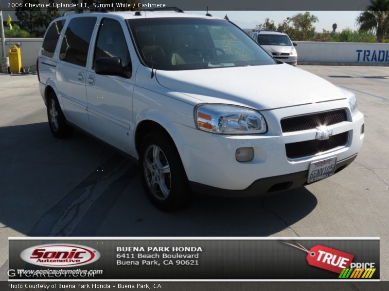 Summit White / Cashmere 2006 Chevrolet Uplander LT