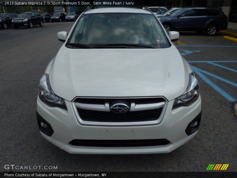 Satin White Pearl / Ivory 2012 Subaru Impreza 2.0i Sport Premium 5 Door