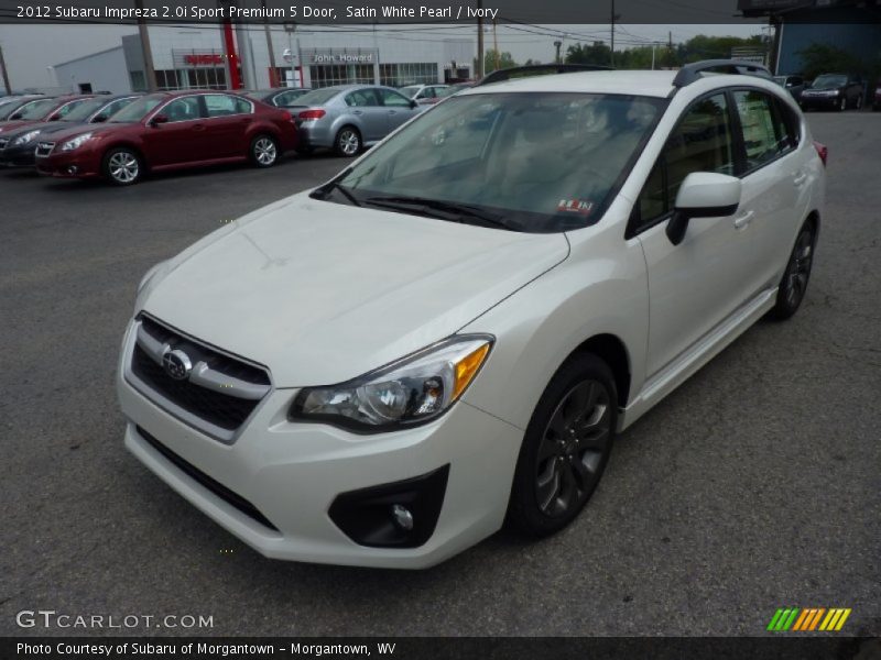 Satin White Pearl / Ivory 2012 Subaru Impreza 2.0i Sport Premium 5 Door