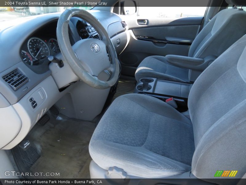 Silver Shadow Pearl / Stone Gray 2004 Toyota Sienna LE
