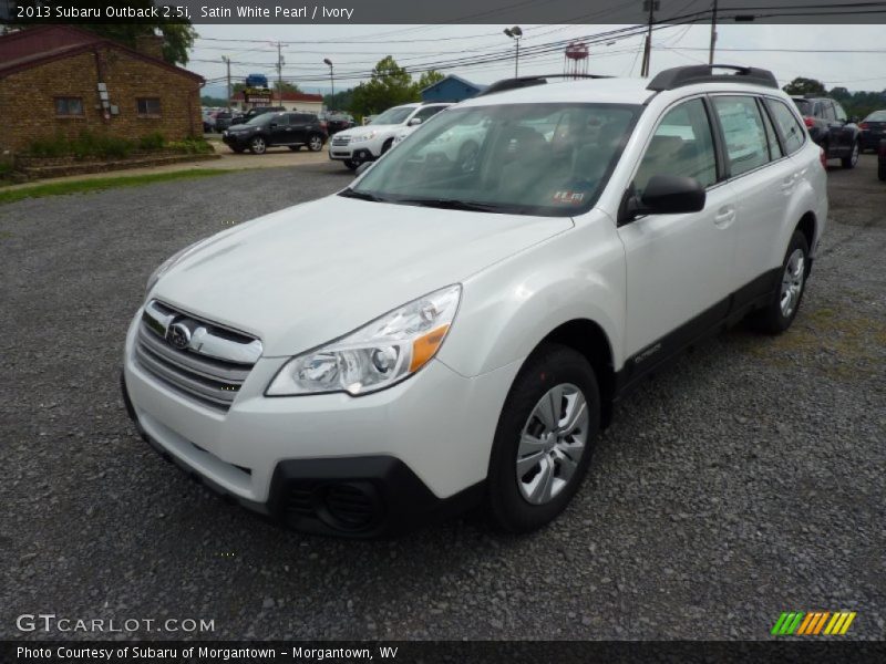 Satin White Pearl / Ivory 2013 Subaru Outback 2.5i