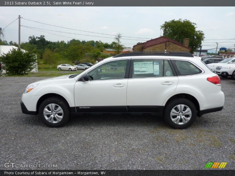 Satin White Pearl / Ivory 2013 Subaru Outback 2.5i