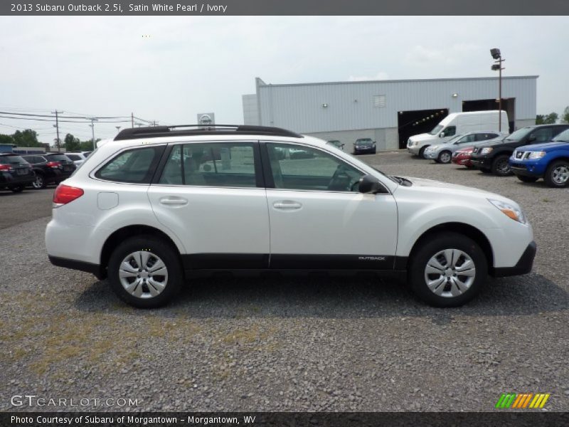 Satin White Pearl / Ivory 2013 Subaru Outback 2.5i