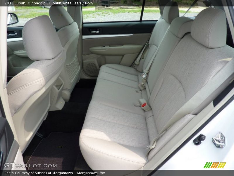 Satin White Pearl / Ivory 2013 Subaru Outback 2.5i