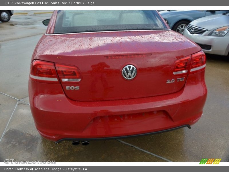 Salsa Red / Cornsilk Beige 2012 Volkswagen Eos Lux