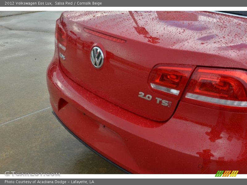 Salsa Red / Cornsilk Beige 2012 Volkswagen Eos Lux