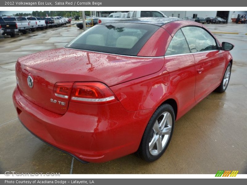 Salsa Red / Cornsilk Beige 2012 Volkswagen Eos Lux
