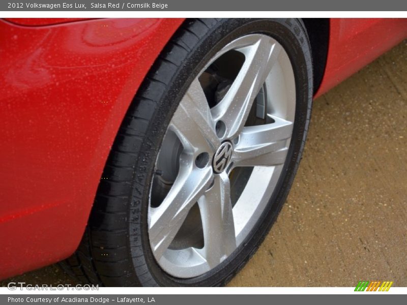 Salsa Red / Cornsilk Beige 2012 Volkswagen Eos Lux