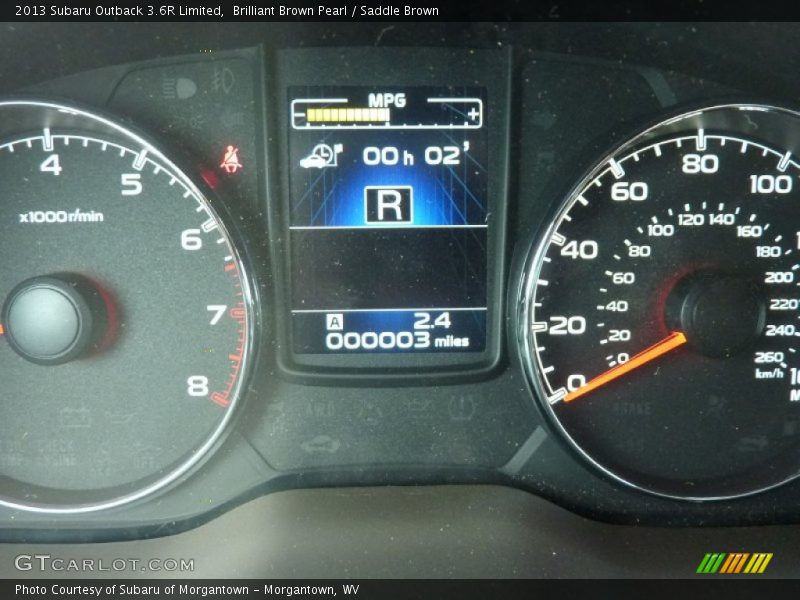 Brilliant Brown Pearl / Saddle Brown 2013 Subaru Outback 3.6R Limited