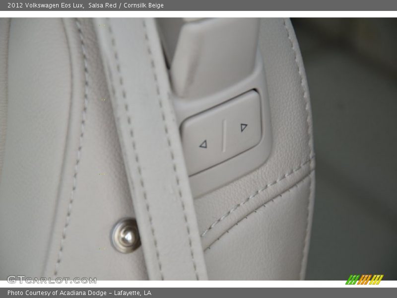 Salsa Red / Cornsilk Beige 2012 Volkswagen Eos Lux