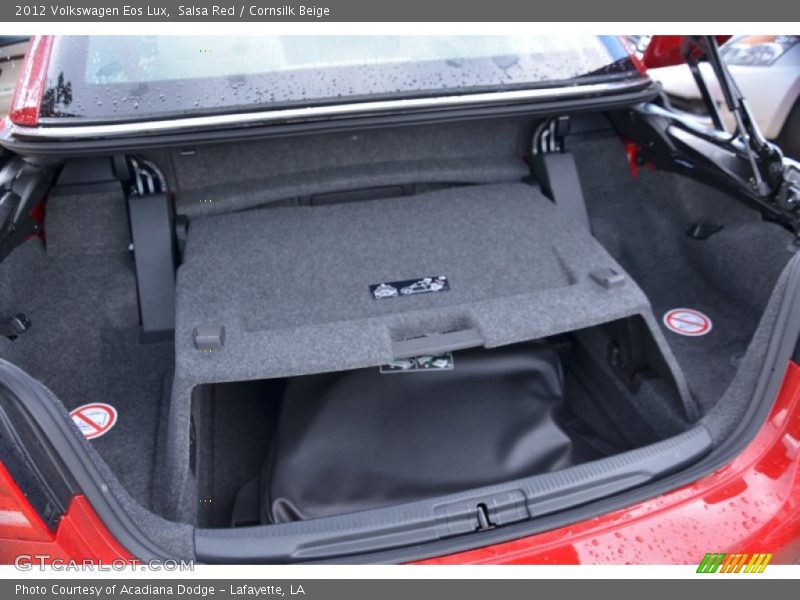 Salsa Red / Cornsilk Beige 2012 Volkswagen Eos Lux