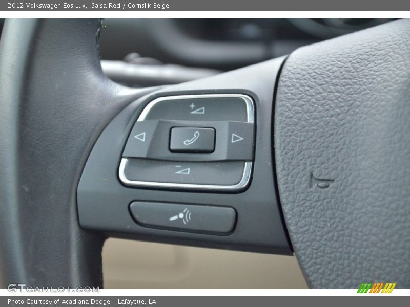 Salsa Red / Cornsilk Beige 2012 Volkswagen Eos Lux