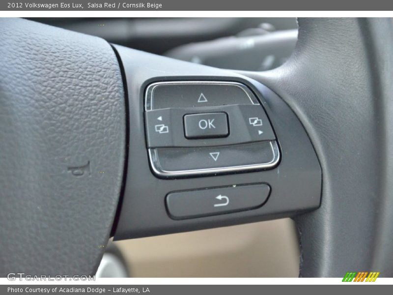 Salsa Red / Cornsilk Beige 2012 Volkswagen Eos Lux