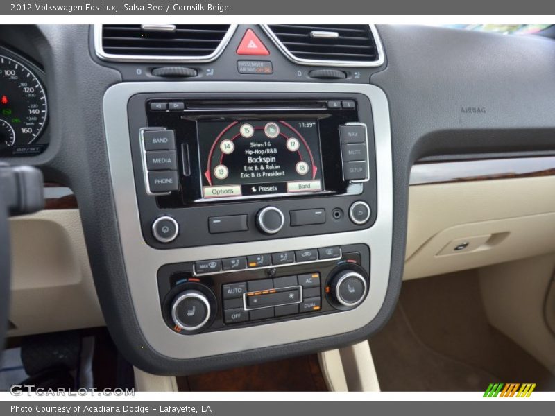 Salsa Red / Cornsilk Beige 2012 Volkswagen Eos Lux