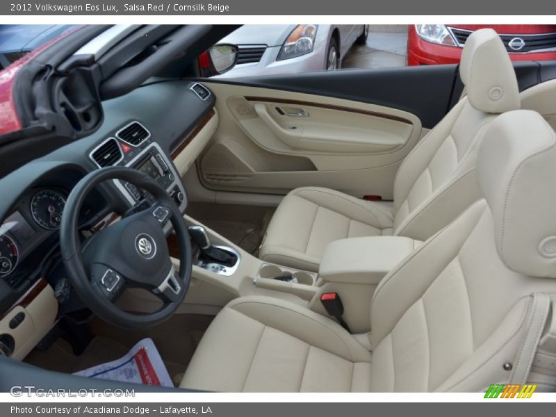 Salsa Red / Cornsilk Beige 2012 Volkswagen Eos Lux