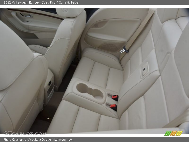 Salsa Red / Cornsilk Beige 2012 Volkswagen Eos Lux