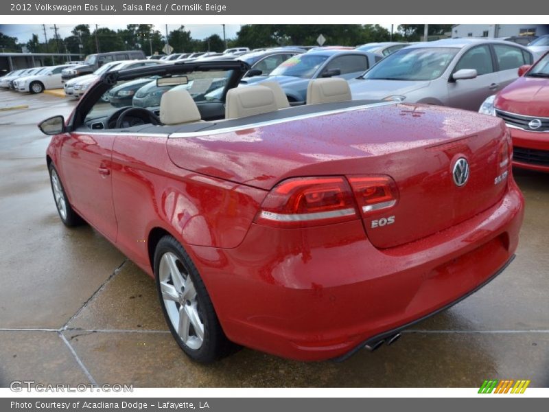 Salsa Red / Cornsilk Beige 2012 Volkswagen Eos Lux