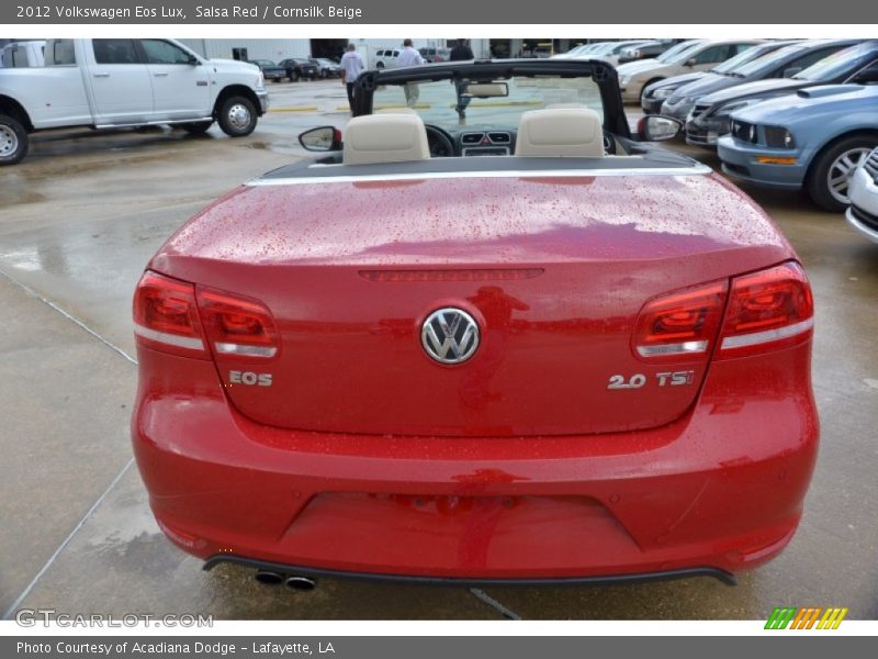 Salsa Red / Cornsilk Beige 2012 Volkswagen Eos Lux