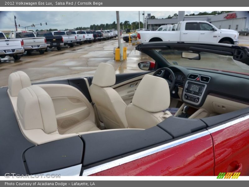 Salsa Red / Cornsilk Beige 2012 Volkswagen Eos Lux