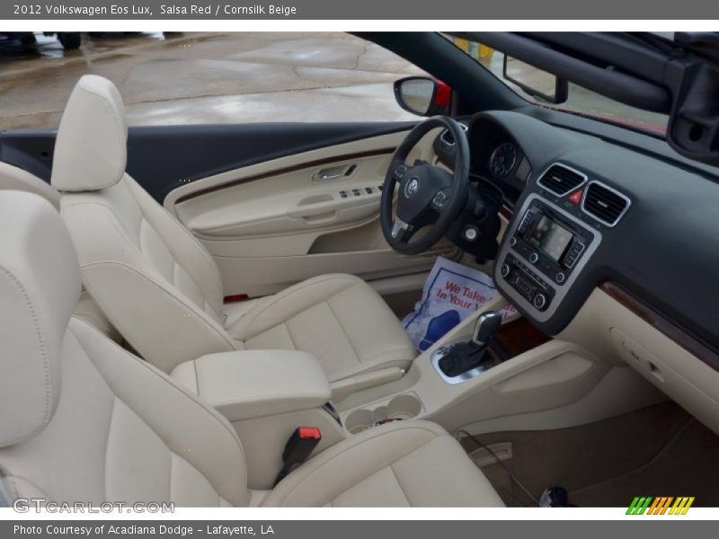 Salsa Red / Cornsilk Beige 2012 Volkswagen Eos Lux