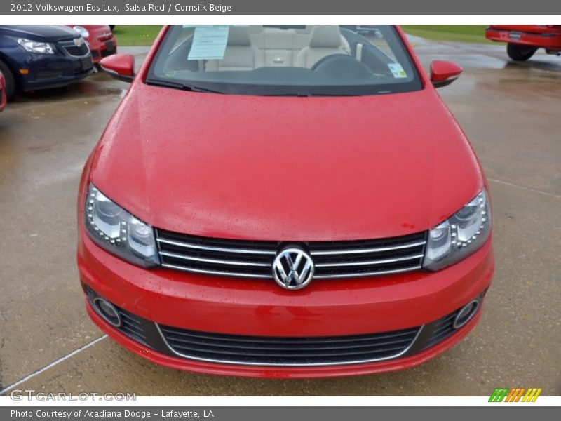 Salsa Red / Cornsilk Beige 2012 Volkswagen Eos Lux