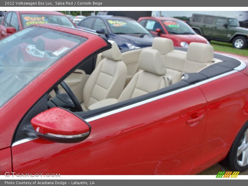 Salsa Red / Cornsilk Beige 2012 Volkswagen Eos Lux