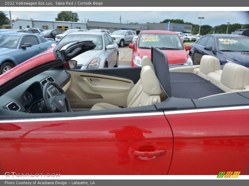 Salsa Red / Cornsilk Beige 2012 Volkswagen Eos Lux